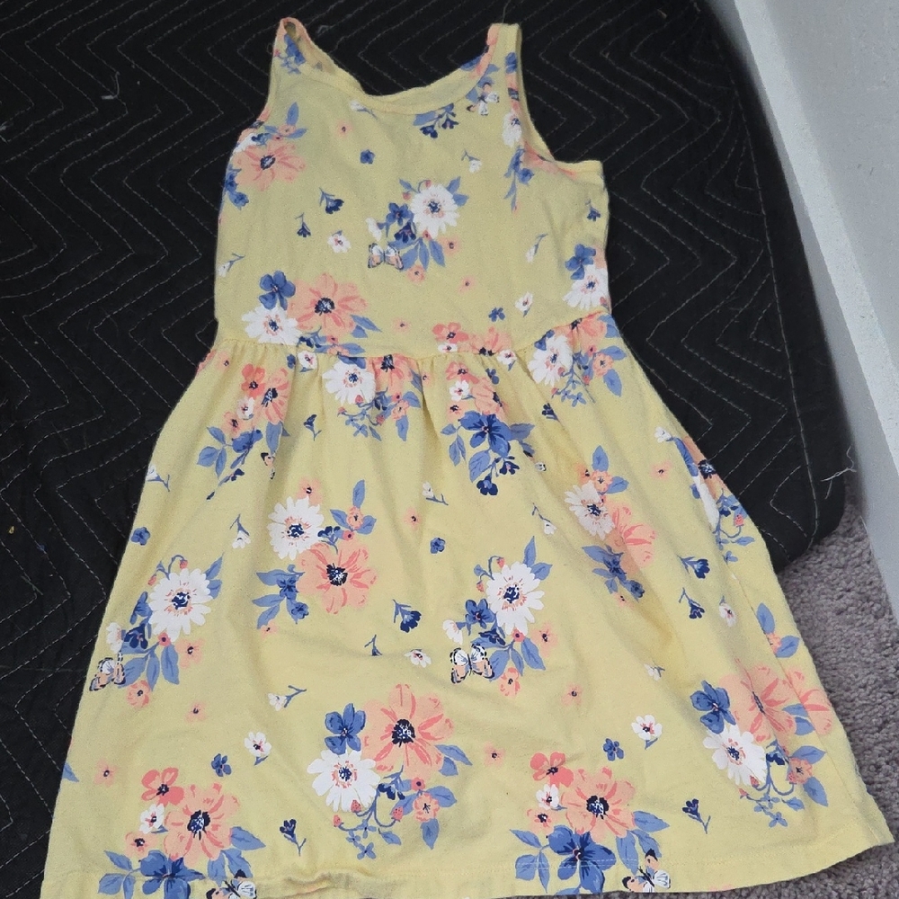 Carter's Yellow Floral Kids Dress